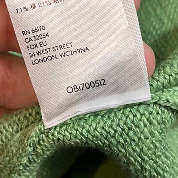 FREE PEOPLE BEACH GREEN COTTON / Linen Blend DRESS XL - Picture 6 of 8